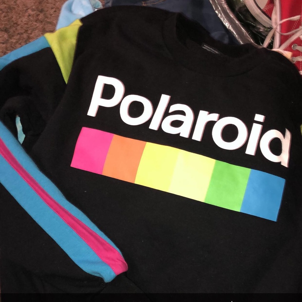 long sleeve polaroid shirt